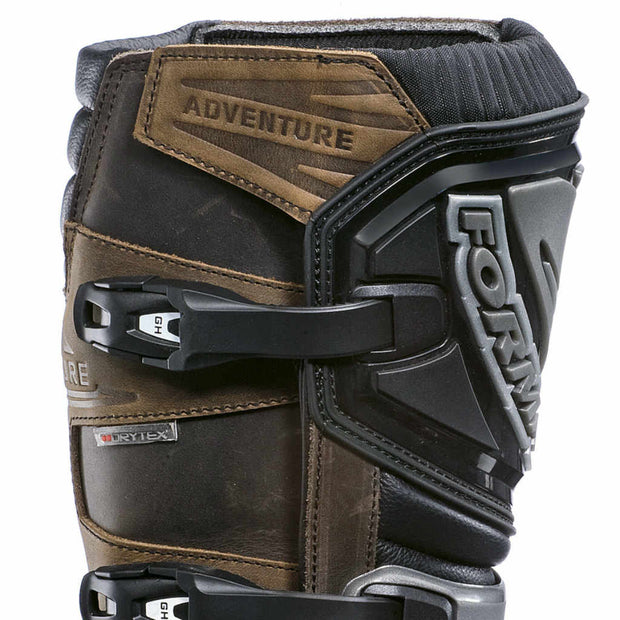 Forma Adventure motorcycle boots brown shin