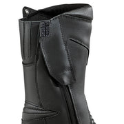 forma ruby womens motorcycle boots zip velcro closure