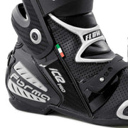 Forma Ice Pro Flow motorcycle boots black heel ankle